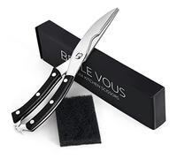 Belle Vous ciseaux de cuisine inox 25,4 cm multifonction volaille ressort clip sécurité lave-vaisselle noir