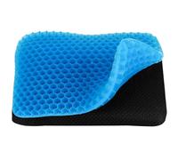 BELLE VOUS Coussin en Gel Nid d’Abeille Double Épaisseur - Coussin Ergonomique Assise au Revêtement Antidérapant - Maison, Bureau, Voiture, Fauteuil Roulant - Coussin Sciatique, Mal de Dos & Coccyx