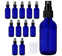 BELLE VOUS Flacon Spray Vide en Verre Bleu (Lot de 12) - 60 ml - Kit Voyage Flacons à Brume Fine - Contenant Voyage, Huiles, Nettoyage, Aromathérapie, Animaux et Parfum Remplissable en Cobalt