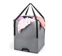 BELLE VOUS Grand Sac Résistant - Sac à Vegetaux ou a Gravats 100 litres avec Sangles Solides - Sac Etanche et Pliable - Recyclage - Jardin et Jardinage - Dechets Verts - Chantier