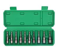 Belle Vous Jeu de 10 Embouts Magnétiques de Visseuse - Tige Hexagonale à Changement Rapide - Mèches de Perceuse à Percussion SAE et Métrique - Rallonges de Douilles Acier 8-14mm