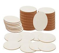 Belle Vous Lot de 100 Disques de Bois Bruts - Tranche de Bois 10 cm avec 2 mm d’Epaisseur - Rondin de Bois Naturel pour vos Décorations, Loisirs, Etiquettes, Sous-Verre, Ornements, Bricolag