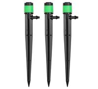 BELLE VOUS Lot de 100 Goutteurs d’Irrigation Ajustables - Système d’Irrigation Goutte à Goutte 360 Degrés - Embouts de Tuyau pour Tuyau de 4-7mm - Jardin - Serre - Pelouse - Patio