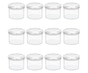 Belle Vous Lot de 12 Boite Loupe Insecte - Observatoire Insecte Transparent - Boîte à Insectes Portable pour Science/Exploration Nature et Collection d’Insectes - Attrape Insectes pour Adultes,Enfants