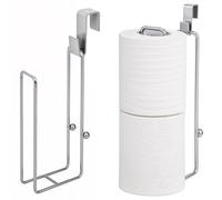 Belle Vous Lot de 2 Porte Papier Toilette - Etagere et Support - Porte Rouleau de Papier Toilette Mural Inoxydable Salle de Bain et WC - Derouleur pour Rangement et Décoration