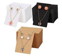 BELLE VOUS Lot de 360 Présentoir Cartonnés pour Bijoux Fantaisie - Cartes Vierges en Papier pour Bijoux - Artisanat, Boucles d’Oreilles et Colliers