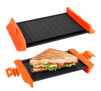 Belle Vous Machine à Sandwich pour Micro-Ondes - Appareil à Sandwichs Grillés Toastés Antiadhésif avec Poignées pour Fromage Grillé Panini Toast - Lavable au lave-vaisselle