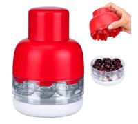 Belle Vous Outil de Dénoyautage des Cerises - Denoyauteur de Cerise à 8 Fentes - Accessoire pour Enlever Noyaux de Dattes et Prunes par Pression - Dénoyauteur de Mirabelle Portatif