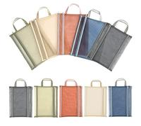 Belle Vous (Pack de 10) Pochette Plastique Zippée en Maille Assorties - Protege Document A4-5 Couleurs - Pochette Document Voyage, Cosmétique, École, Bureau, Stylos, Billets