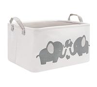 Belle Vous Panier de Rangement Pliable - Panier a Linge Tissu 22 x 27 x 37,5 cm - 17 Litres - Boite Rangement Tissu pour Vêtement - Panier Tissus Rangement Jouet avec Poignée