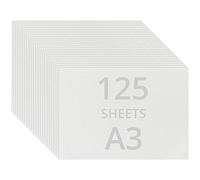 Belle Vous Papier Aquarelle Blanc A3 200g/m2 Pressé à Froid (125 Feuilles) - Papier Dessin Parfait pour les Peintres Débutants et Expérimentés