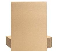 Belle Vous Papier Kraft A4 Ondulée Marron A4 (Lot de 24) - Carton Ondulé d’Emballage de 3 mm d’Épaisseur pour le Courrier, l’Artisanat, le Kraft et l’Emballage