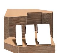 BELLE VOUS Protege Coin Ajustable en Carton pour Cadre Photo (Lot de 100) - 3 Profondeurs Différentes - Protection pour Emballer Tableau d’Art, Transporter & Livrer