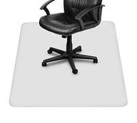 BELLE VOUS Solide Protège Parquet Chaise roulettes - L 120 x H 120 cm - Tapis pour Chaise de Bureau Anti-Dérapant & Transparent - Tapis de Protection de Sol pour Maison & Bureau
