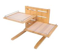 Belle Vous Support de Gamelle Surelevee Réglable pour Chien et Chat - Hauteur Réglable pour Gamelle Surélevée - Porte Gamelles INOX pour Chiens et Chats de Toutes Tailles