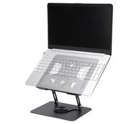 BELLE VOUS Support pour Ordinateur Portable avec Base rotative à 360° - Support Pliable pour Ordinateur Portable de Refroidissement avec - Refroidisseur Ergonomique PC Portable de 11 à 17,3 Pouces