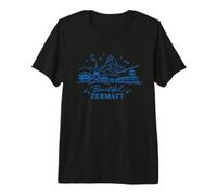 Belle Zermatt, Suisse T-Shirt Haut de Gamme