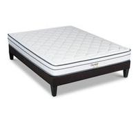 BELLECOUR LITERIE - Ensemble BARTOLDI 90x190 cm - Matelas Ressorts ensachés + Sommier Bois G