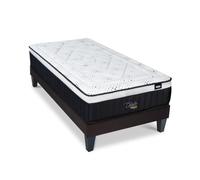 BELLECOUR LITERIE | Ensemble Celestin 2.0 90x190 cm | Matelas Mémoire de Forme + Sommier Bois
