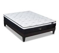 BELLECOUR LITERIE - Ensemble CELESTIN 2.0 90x190 cm - Matelas Mémoire de forme + Sommier Bois G