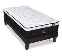 LITERIE - Ensemble CELESTIN 2.0 90x200 cm - Matelas Mémoire de forme + Sommier Bois