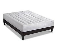 BELLECOUR LITERIE | Ensemble CHÂTELET 160x200 cm | Matelas Mémoire de Forme + Sommier Bois