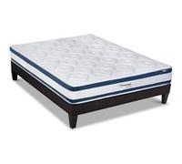 LITERIE - Ensemble CHENONCEAU 140x200 cm - Matelas Mémoire de forme + Sommier Bois