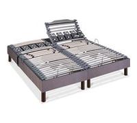 BELLECOUR LITERIE - Ensemble Duo ATHENA 2x70x200 cm - Sommiers électriques + Matelas Mémoire de forme G