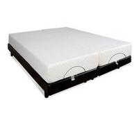 BELLECOUR LITERIE - Ensemble Duo BODYSOFT 2x80x190 cm - Sommiers électriques + Matelas Mémoire de forme G