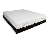 BELLECOUR LITERIE - Ensemble Duo SUPERFLEX 2x70x190 cm - Sommiers électriques + Matelas Mémoire de forme
