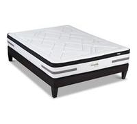 LITERIE - Ensemble VERSAILLES 140x190 cm - Matelas Ressorts ensachés + Sommier Bois