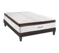 BELLECOUR LITERIE - Ensemble ZERMATT 180x200 cm - Matelas Mémoire de forme + Sommier Bois