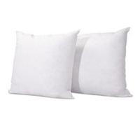 BELLECOUR LITERIE - Lot de 2 oreillers 60x60 cm CHAMBORD - Duvet & Plumes Blanc