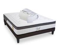 BELLECOUR LITERIE - Pack anti punaise TIVOLI 160x200 cm - Matelas + Sommier + Accessoires G