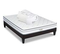 LITERIE - Pack Prêt à dormir BARTOLDI 90x200 cm - Matelas Ressorts ensachés + Sommier + Accessoires