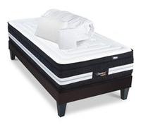 LITERIE - Pack Prêt à dormir CHAMBORD 90x200 cm - Matelas Micro-ressorts + Sommier + Accessoires