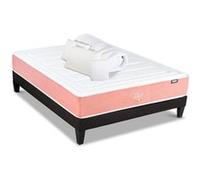 BELLECOUR LITERIE - Pack Prêt à dormir LILAS 140x200 cm - Matelas Mémoire de forme + Sommier + Accessoires