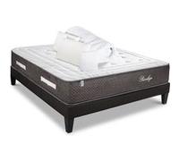 LITERIE - Pack Prêt à dormir PRIVILEGE 160x200 cm - Matelas Ressorts ensachés + Sommier + Accessoires