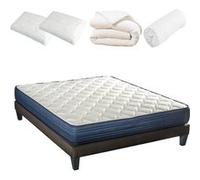 Pack Prêt à dormir Quinconces II Blanc 180 x 200 cm