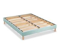 LITERIE - Sommier à lattes en bois KIT COLOR 140x190 cm - Coloris Vert pastel - Livré en kit