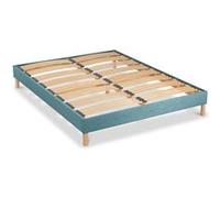 BELLECOUR LITERIE - Sommier à lattes en bois KIT COLOR 140x200 cm - Coloris Vert d'eau - Livré en kit Vert d'eau