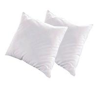 Bellecour - Lot de 2 oreillers alaska - fibres creuses polyester - mi-ferme - 60 x 60 cm Blanc