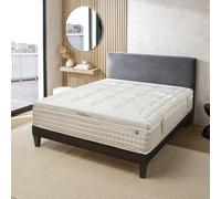 BELLECOUR Matelas Mémoire de Forme 160x200 Empereur Literie Hauteur 33 cm | Confort Ergonomique et Soutien Ferme | Fabriqué en France