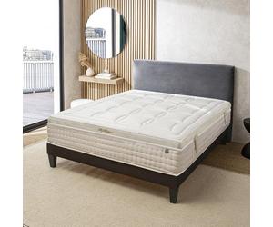 BELLECOUR Matelas Mémoire de Forme 180x200 Empereur Literie Hauteur 33 cm | Confort Ergonomique et Soutien Ferme | Fabriqué en France