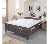 BELLECOUR LITERIE - Matelas PRIVILEGE 200x220 cm - Ressorts ensachés & Mémoire de forme