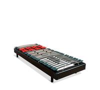 BELLECOUR Sommier Électrique à Lattes 90x200 cm avec tête, Buste & Pieds relevables et télécommande Filaire Bodysoft - Fabriqué en France
