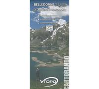 Belledonne 7 laux decouvertes et rando - Découvertes et rando - Collectif - Vtopo - Atlas / carte