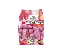 BELLEDONNE-Guimauve crazy fraise goût fraise Belledonne - 120 g