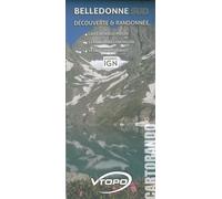 Belledonne sud decouvertes et rando Découvertes et rando - Collectif - Vtopo - broché - Atlas / carte