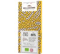 BELLEDONNE-Tablette noir 88% coco Saint Domingue bio Belledonne - 100 g